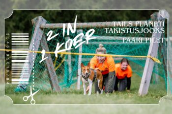 PAARI PILET (2x inimene ja 1x koer)